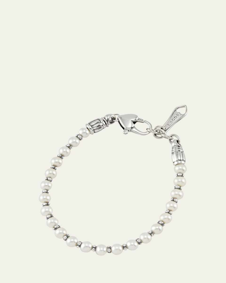 Kinder Pearl & Gold Cavier Bracelet